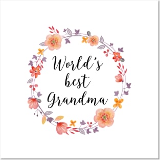 World's Best Grandma Posters and Art